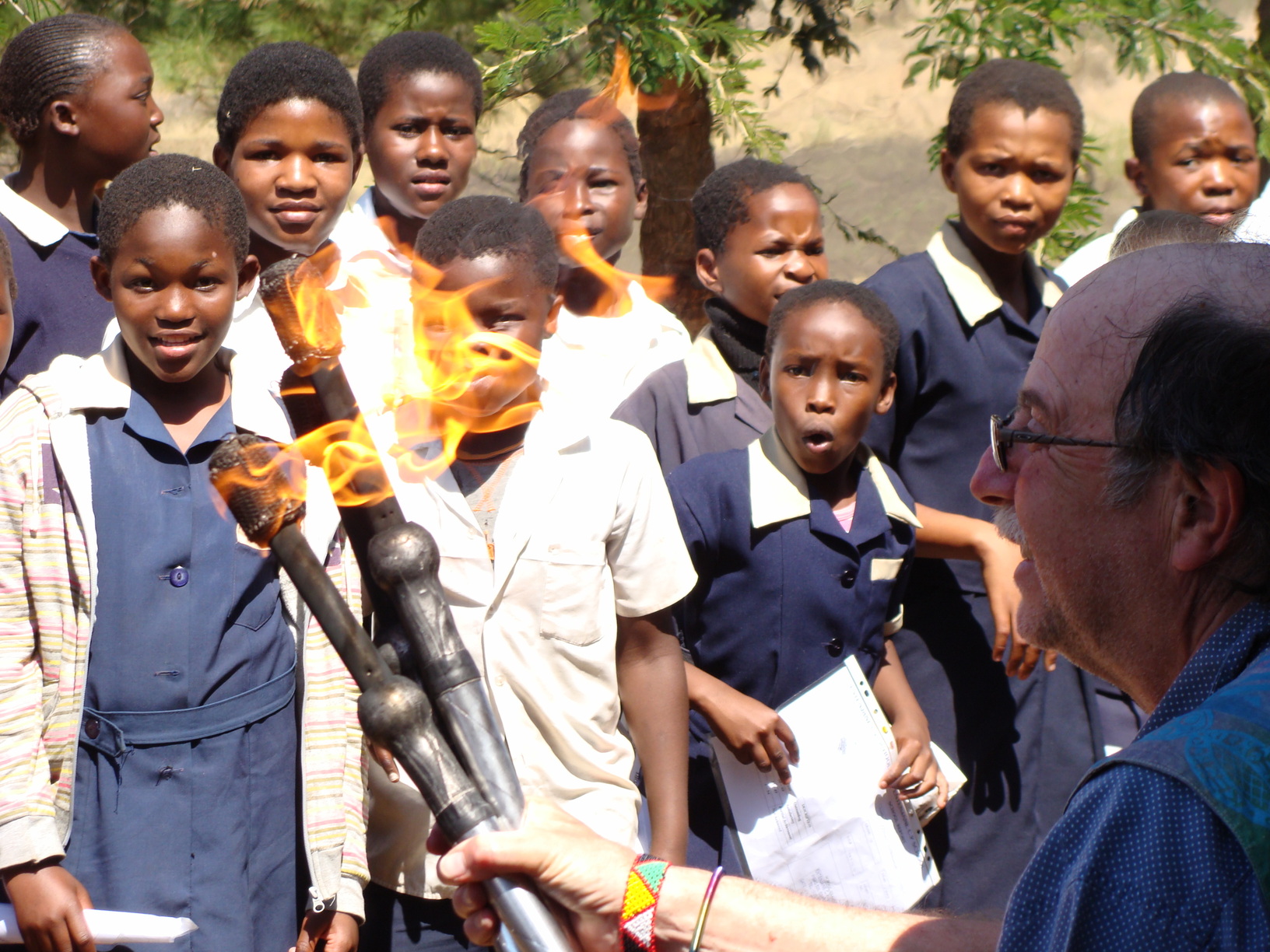Annual Sangoma ceremony in Zululand /static/Zulu/fireclubs.jpg