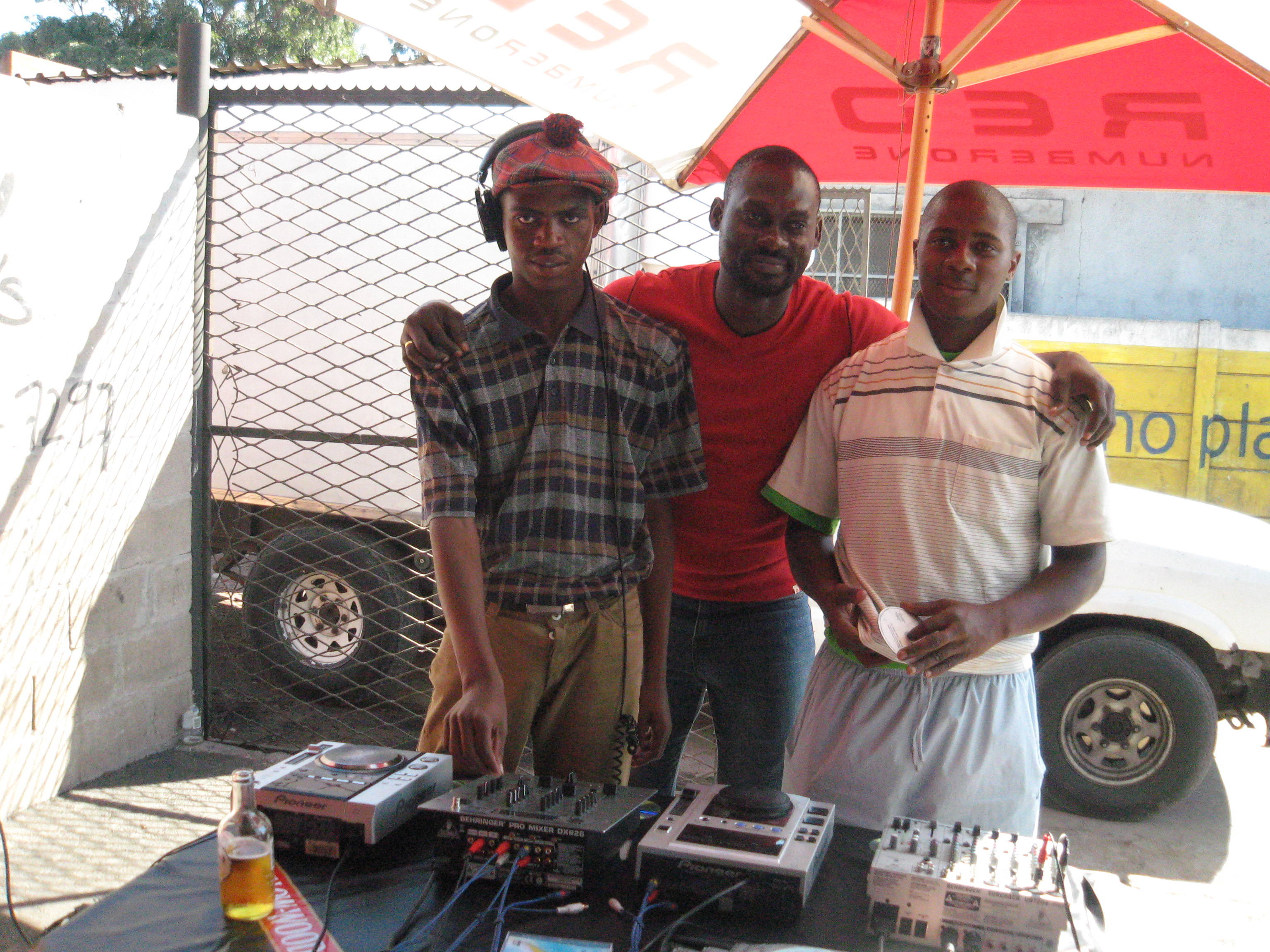 Our DJs with Femi
