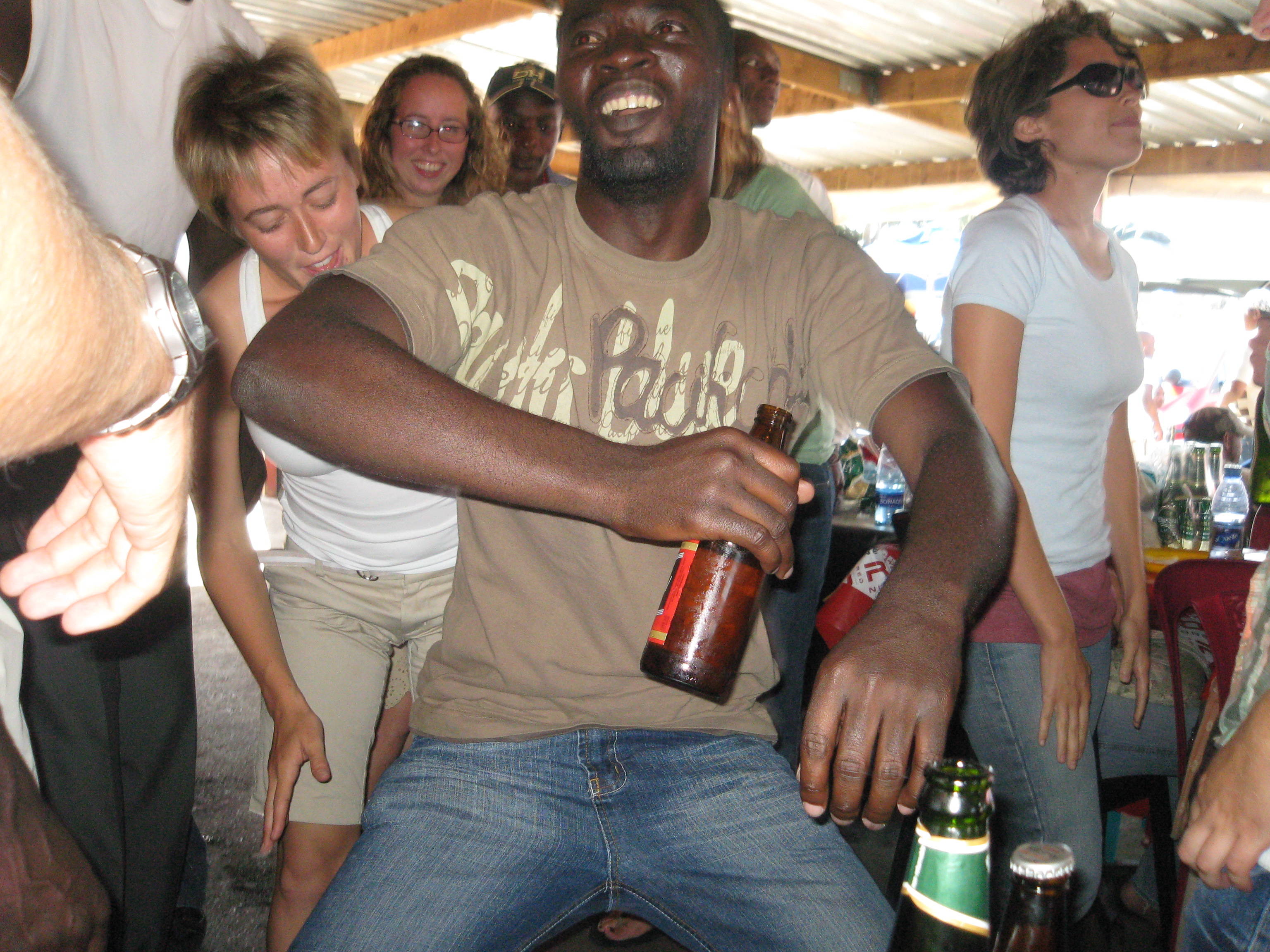 Eric partying