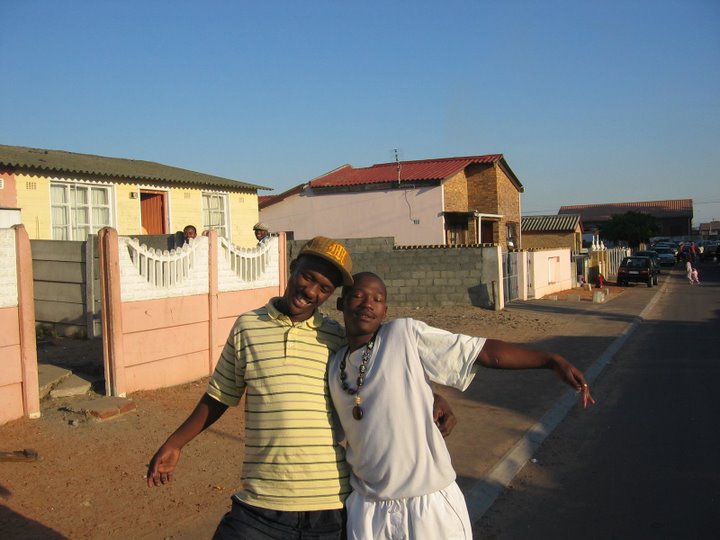 two guys in the township