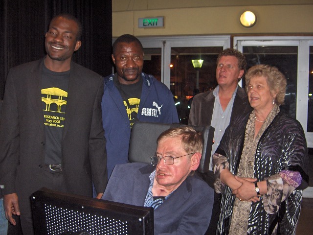 Stephen Hawking at AIMS